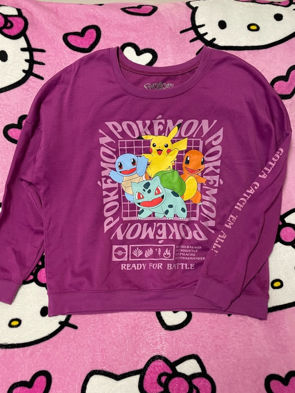 Pokémon Starters Crewneck Sweatshirt